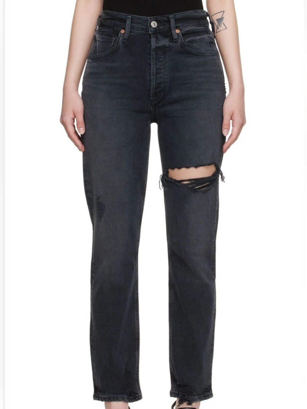 Citizens Of Humanity High Rise Vintage Straight Slim Size 27